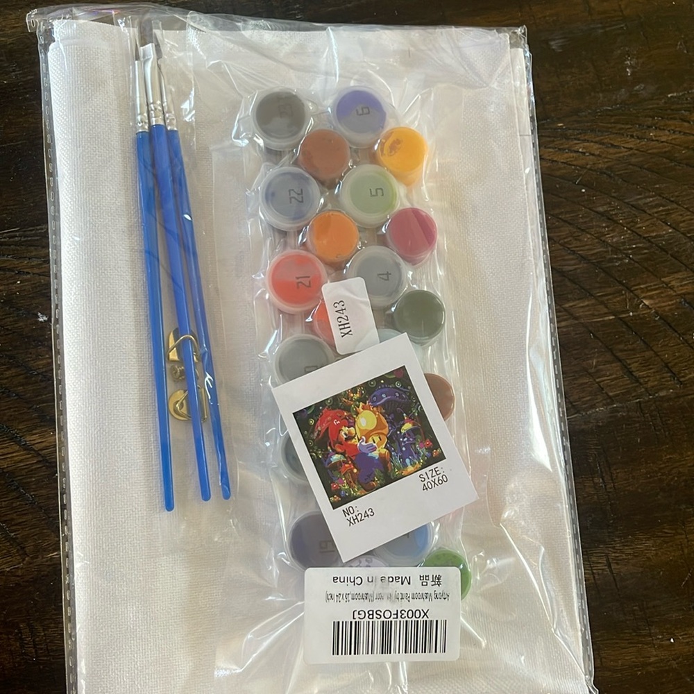 NWT Mario Mushroom diamond art craft kit